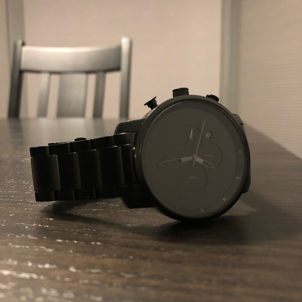MVMT Chrono Black Link
